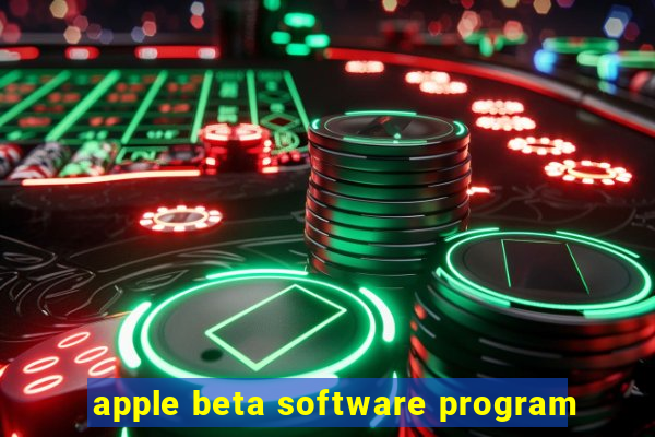 apple beta software program